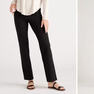 Quince Ultra-Stretch Ponte Straight Leg Pants Medium